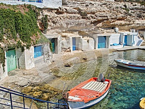 Mandrakia in Milos island, Greece