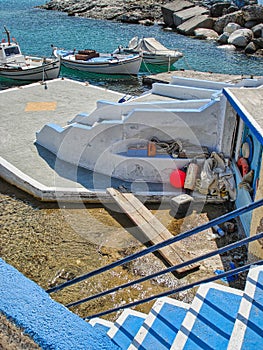 Mandrakia in Milos island, Greece