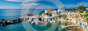 Mandrakia village in Milos island, Greece