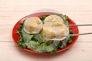 Mandu, a Korean-style dumpling