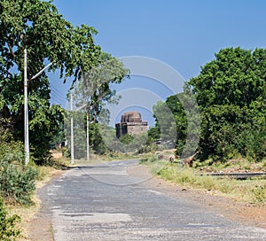 Mandu or Mandav Mosque and Road