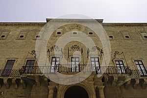 Manduria, Apulia: historic palace Imperiali-Filotico