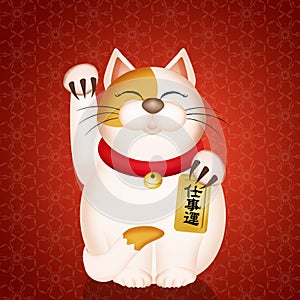 Maneki Neco cat of Japanese fortune