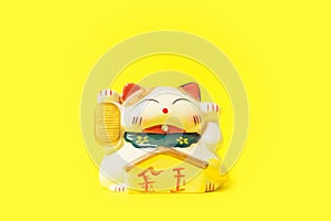 Maneki Neko Japanese lucky cat figure