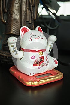 Maneki Neko Japanese lucky cat figure