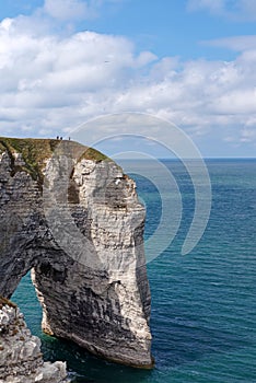 Etretat White Chalk Cliffs