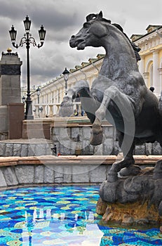 Manez Square in Moscow.