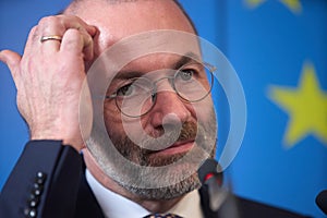 Manfred Weber arrives in Bucharest, 2024 EPP Congress, Bucharest, Romania