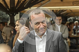 Manfred Weber visited Zagreb, Croatia