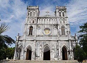 Mang Lang old church in Phuyen, Vietnam