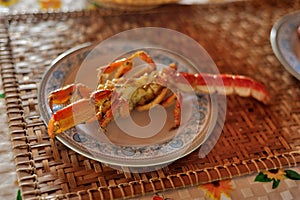 Mang mud lobster, an exotic Melanau food fom Sarawak, Malaysia