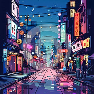 Manga Adventures in Tokyo Streets, Generative AI