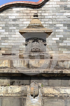 Manga Hiti carved public fountain in Kathmandu, Nepal