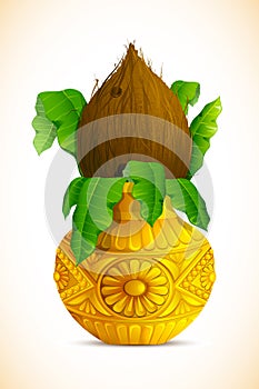 Mangal Kalash with Coconut