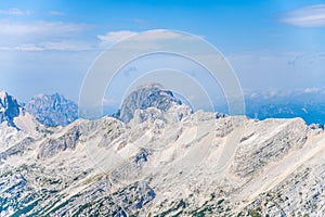 Mangart Mountain in Julian Alps