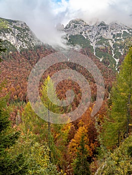 Mangart Saddle panoramic road, Slovenia