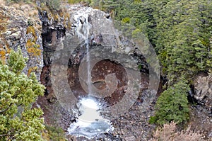 Mangawhero falls in Tongariro National Park