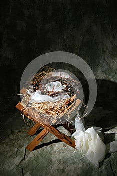 Manger With Crown of Thorns photo