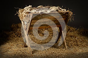 Manger with Crown of Thorns photo