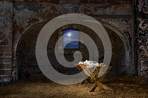 Manger in Old Barn