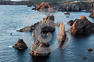 Mangersta beach and sea stacks