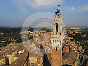 Mangia Tower in Siena City