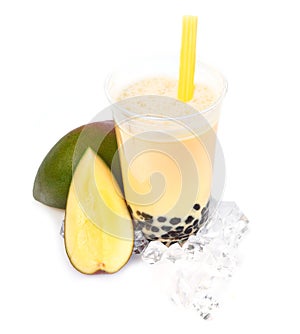 Mango Boba Bubble Tea photo