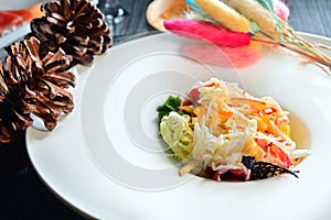 Mango Crab meat salad