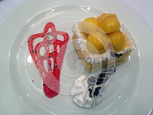 Mango Cream Cheese Cake