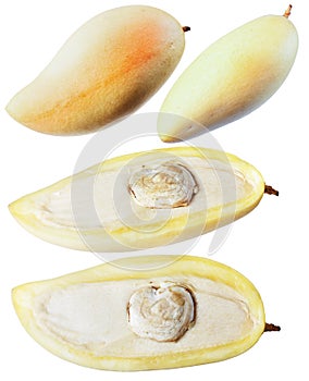 Mango, isolate on a white background.