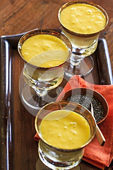 Mango lassi Indian traditional drink