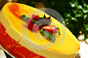 Mango Mousse Cake photo