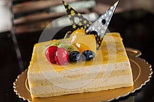 Mango Mousse Cake