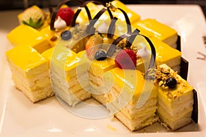 Mango Mousse Cake