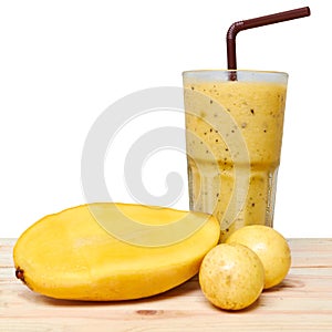 Mango with Passion fruit smoothie