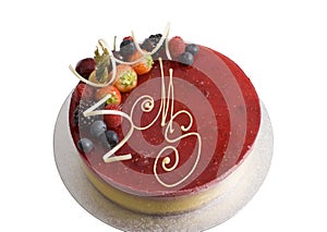 Mango Raspberry Mousse