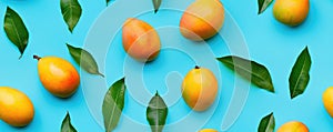 mango seamless pattern background AI generated