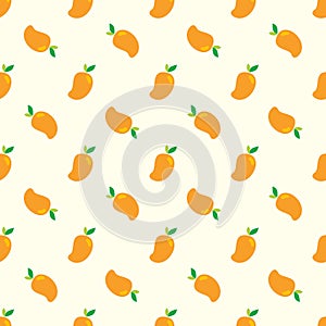 Mango Seamless pattern.