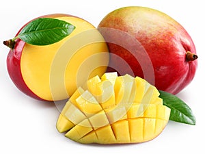 Mango with section.