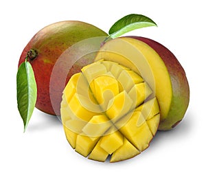 Mango with section