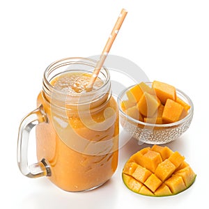 Mango Tango Smoothie isolated photo