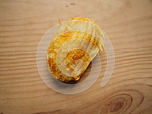 Mango Tree Seed on wood background , mango fruit tree