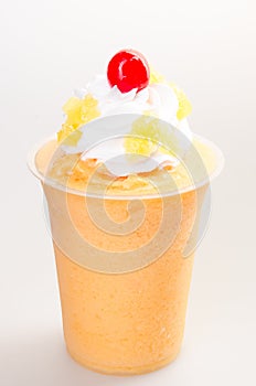 mango yogurt, milk shake