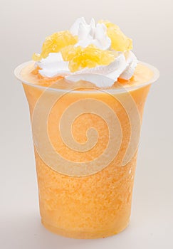 mango yogurt, milk shake