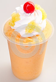 mango yogurt, milk shake
