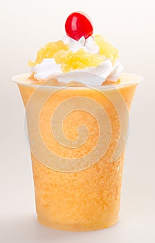 mango yogurt, milk shake