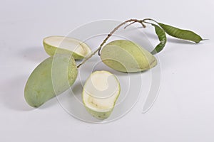 Mangoes isolated object