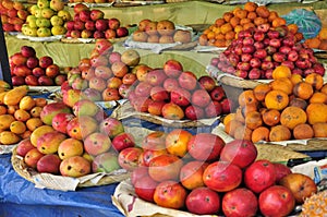 Mangoes in the market