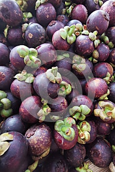 mangostan fresh fruit texture