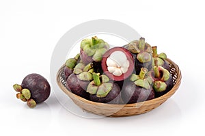 Mangosteen(Garcinia mangostana Linn.) Queen of Fruits photo